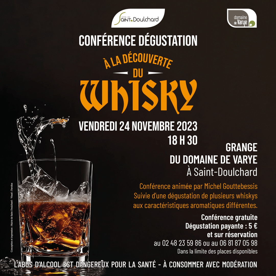 Conférence – Dégustation « à la découverte du Whisky »