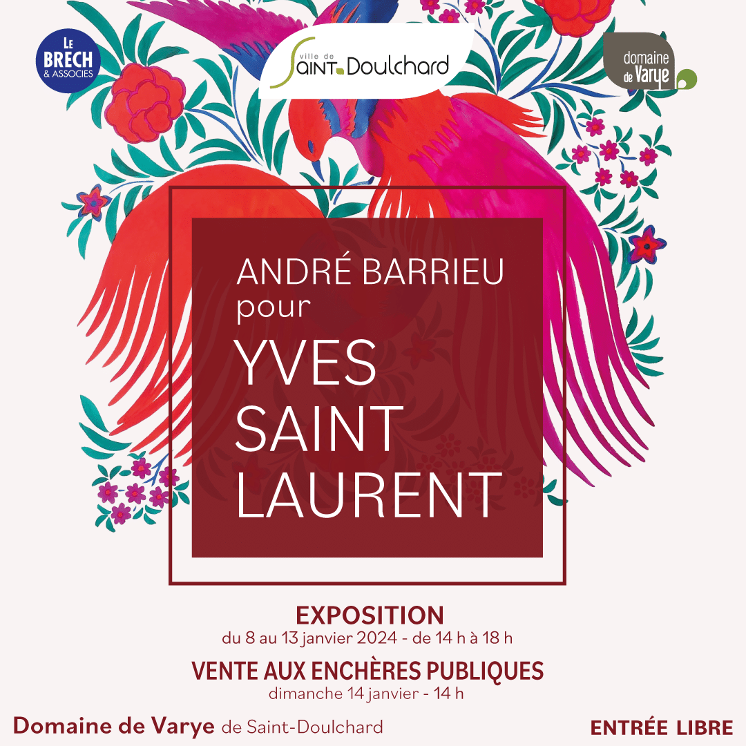 André Barrieu pour Yves Saint Laurent