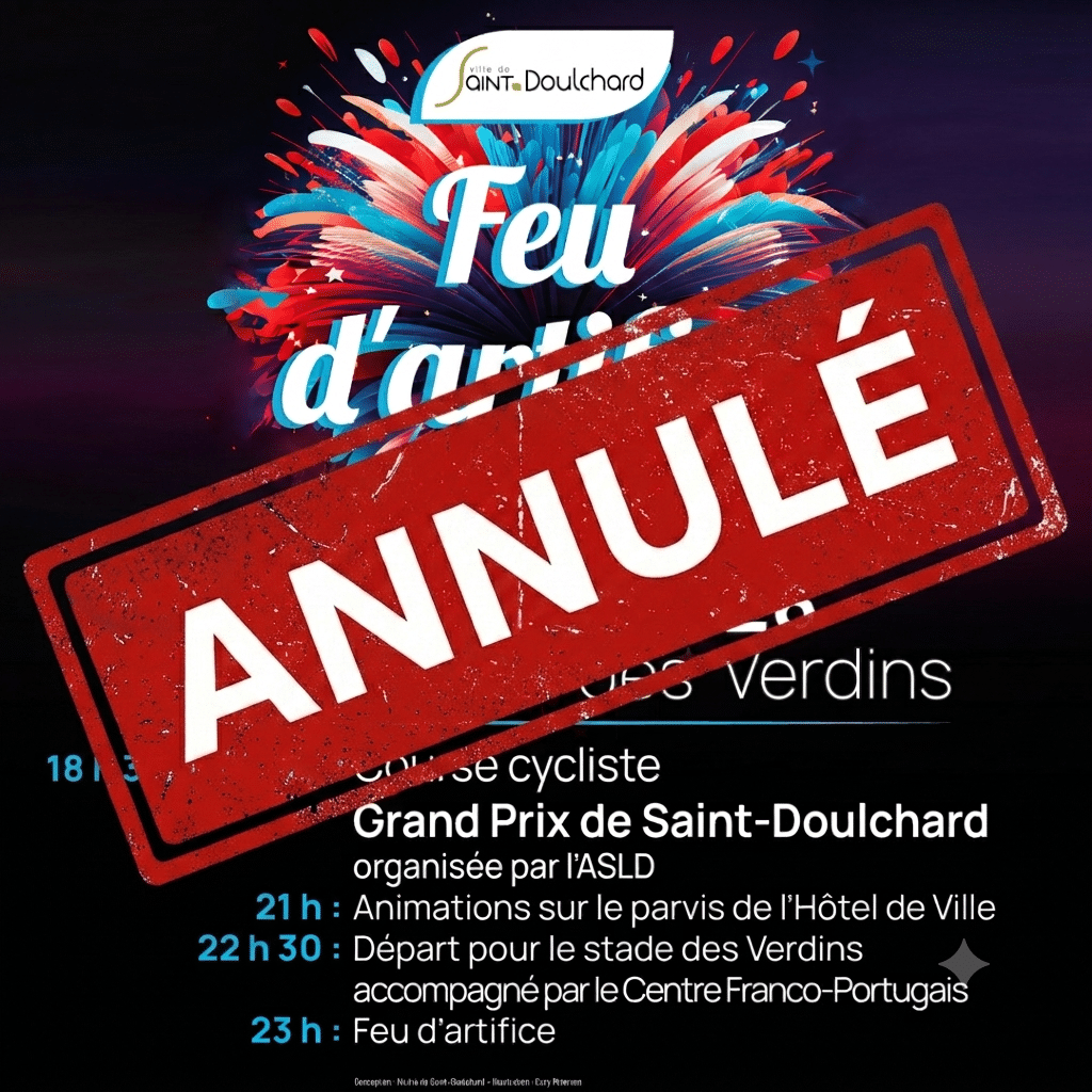 Report des Festivités du 13 juillet